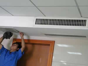 中央空調(diào)風(fēng)道、風(fēng)機(jī)盤管清洗服務(wù)流程